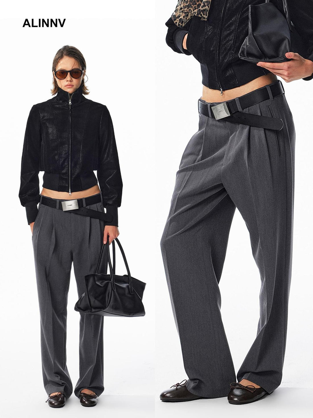 ALINNV Loose Drape Relaxed Fit Women&