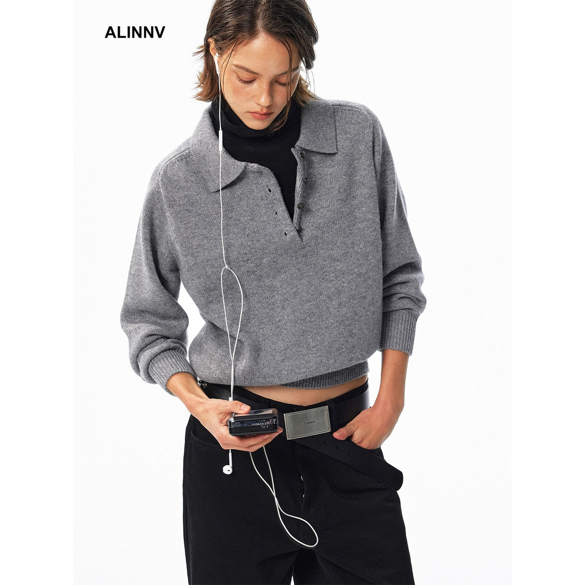 ALINNV_Loose_Henley_Pure_Wool_Long_Sleeve_Button_Placket_Women&