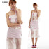 ALINNV_Pink_Polka_Dot_Asymmetrical_Strapless_A_Line_Women&