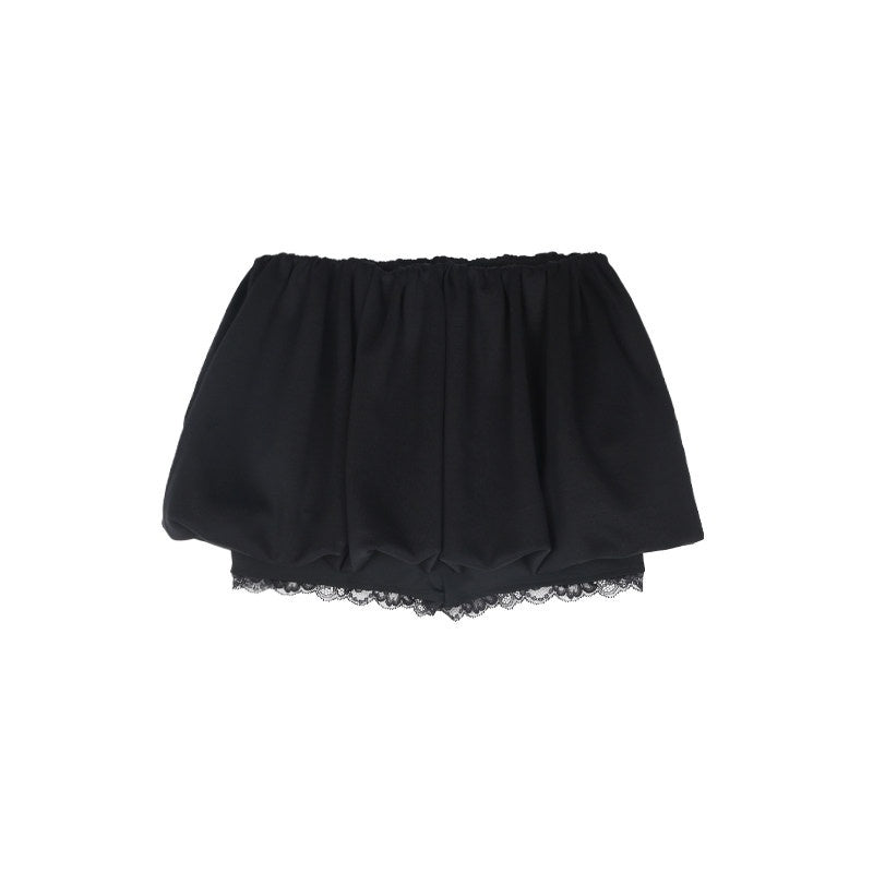 ALINNV_Pleated_Pumpkin_Bubble_Mid_Waist_Mini_Women&