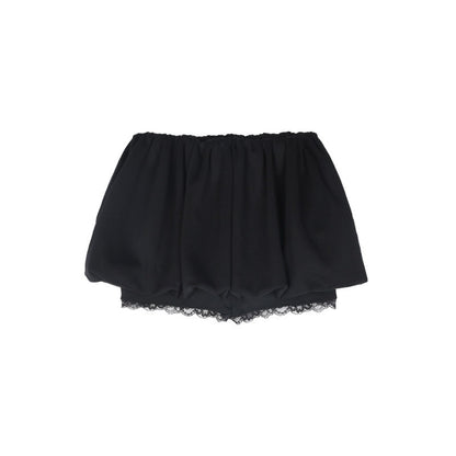 ALINNV_Pleated_Pumpkin_Bubble_Mid_Waist_Mini_Women&