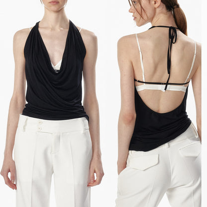 ALINNV_Plunging_Deep_V_Halter_Tie_Backless_Strappy_Slim_Women&