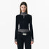 ALINNV_Plush_Colorblock_Faux_Layer_Zip_Half_Collar_Women&