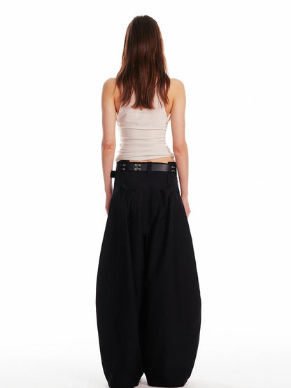 ALINNV STUDIO Acetate Knit V-Neck Tank Top and Camisole Two-Piece Set