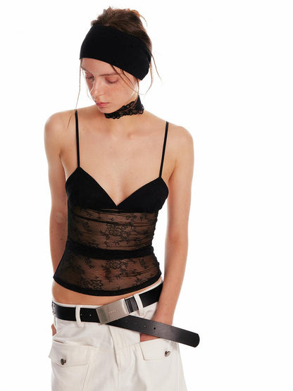 ALINNV STUDIO Adjustable Lace Bralette With Underwire