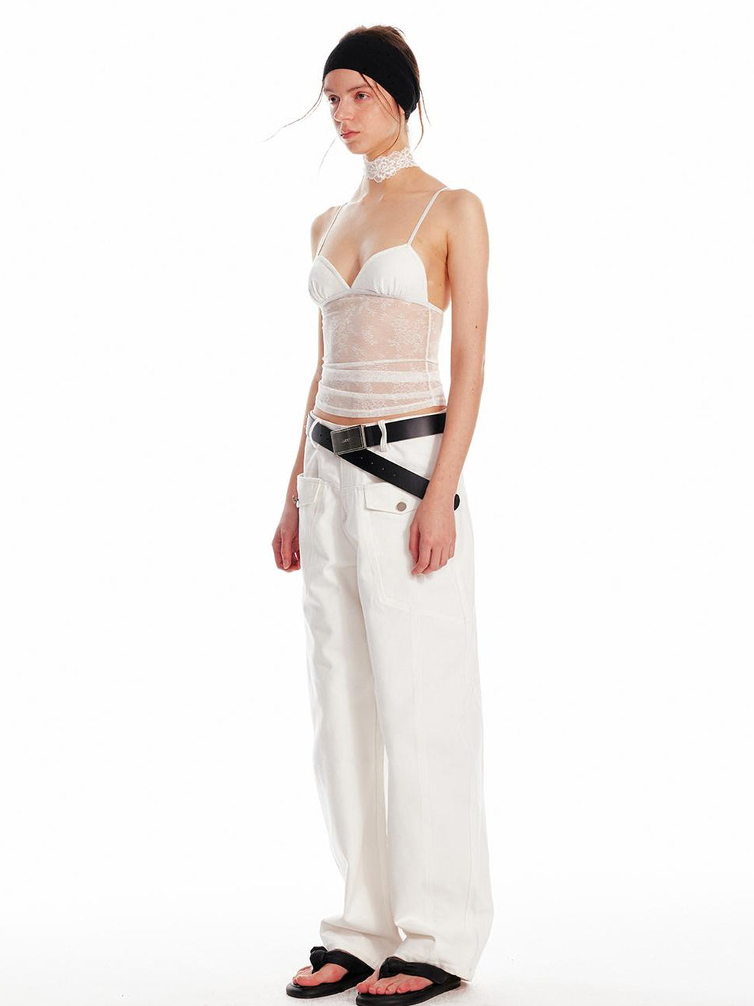 ALINNV STUDIO Adjustable Lace Bralette With Underwire