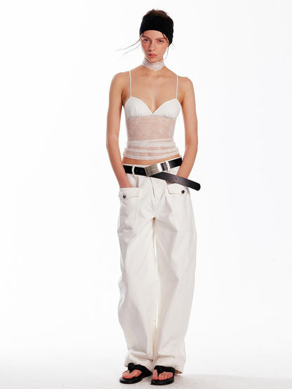 ALINNV STUDIO Adjustable Lace Bralette With Underwire