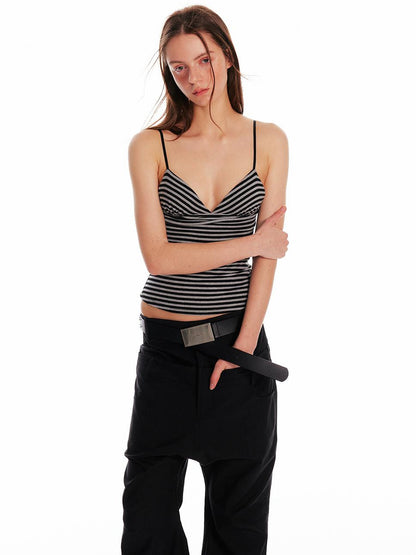 ALINNV STUDIO Adjustable Strap Triangle Cup Camisole
