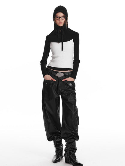 ALINNV STUDIO Basic Turn Collar Layering Shirt With Sleeveless Vest