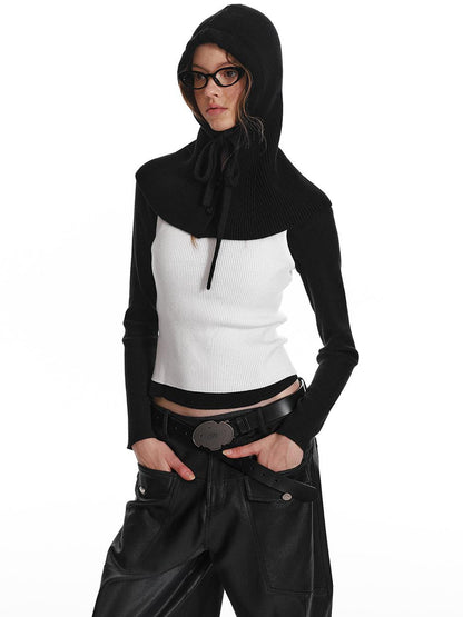 ALINNV STUDIO Basic Turn Collar Layering Shirt With Sleeveless Vest