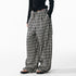 ALINNV_STUDIO_Classic_Check_Deep_V_Long_Sleeve_Shirt_&_Wide_Leg_Pants_Set_MISSTT