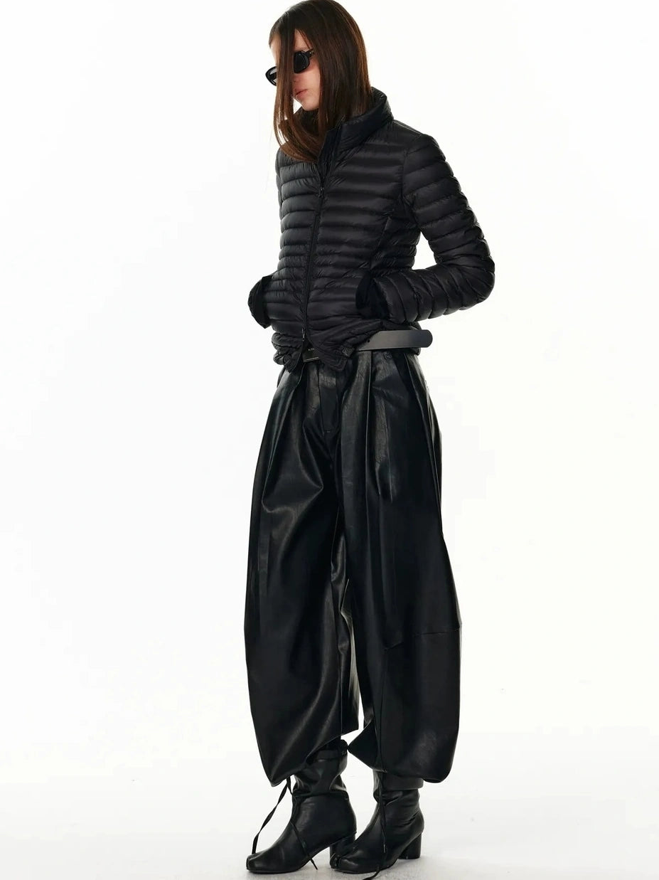 Detachable Hooded Short Down Jacket With 90 Percent White Duck Feather Down Jacket