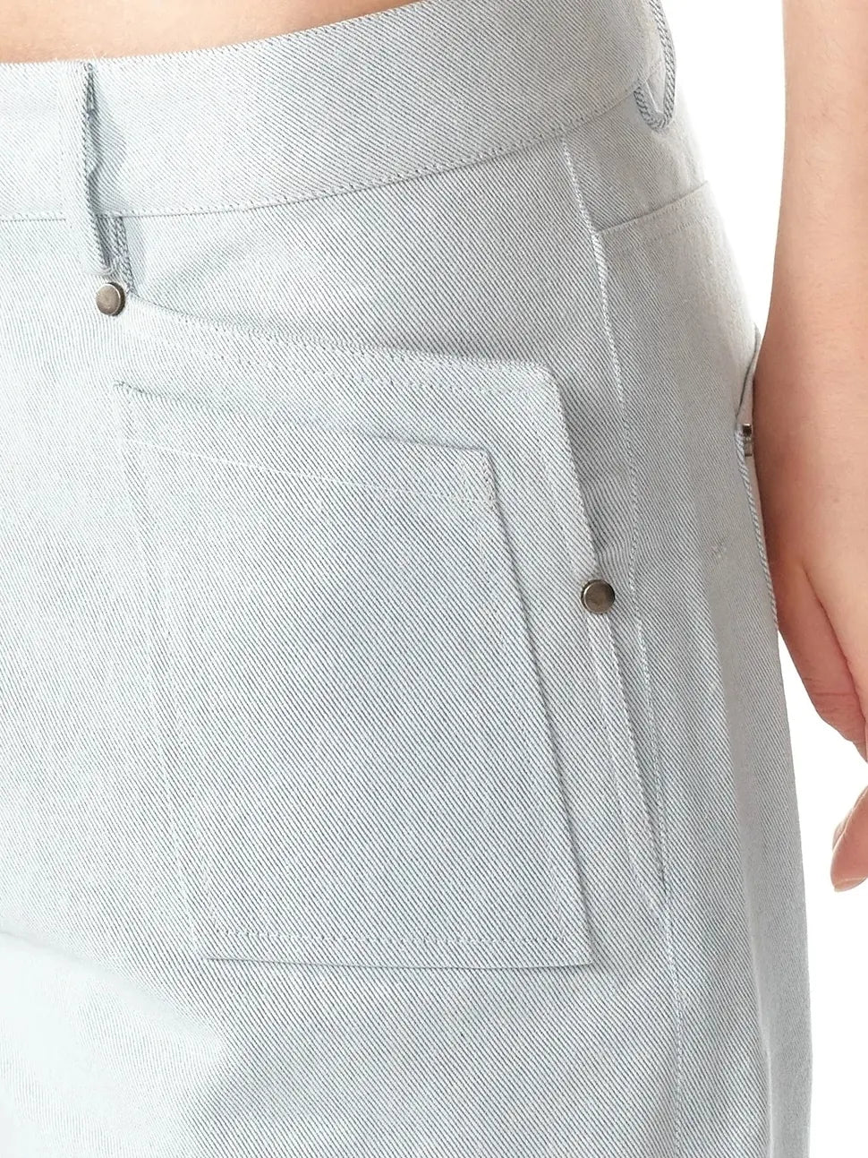 ALINNV STUDIO Low Rise 100% Cotton Jeans For Summer 2025 Casual Wear Jeans