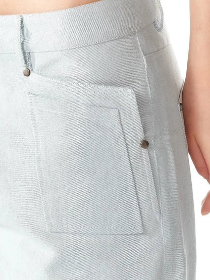 ALINNV STUDIO Low Rise 100% Cotton Jeans For Summer 2025 Casual Wear Jeans