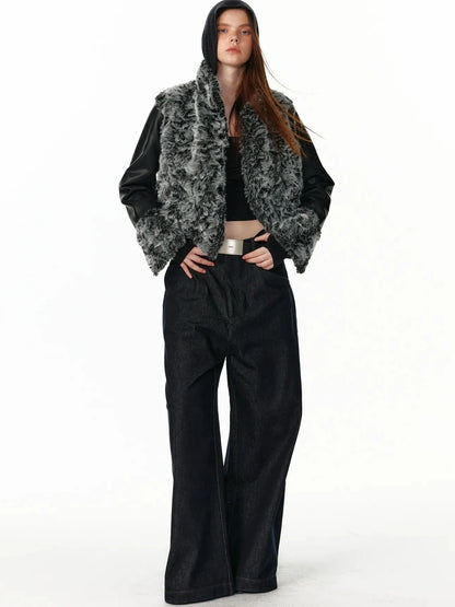 ALINNV STUDIO Low Rise Baggy Straight Leg Jeans Jeans