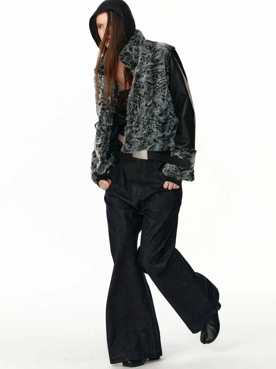 ALINNV STUDIO Low Rise Baggy Straight Leg Jeans Jeans