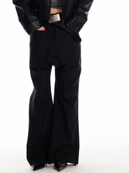 ALINNV STUDIO Low Waist Cargo Drop Crotch Pants