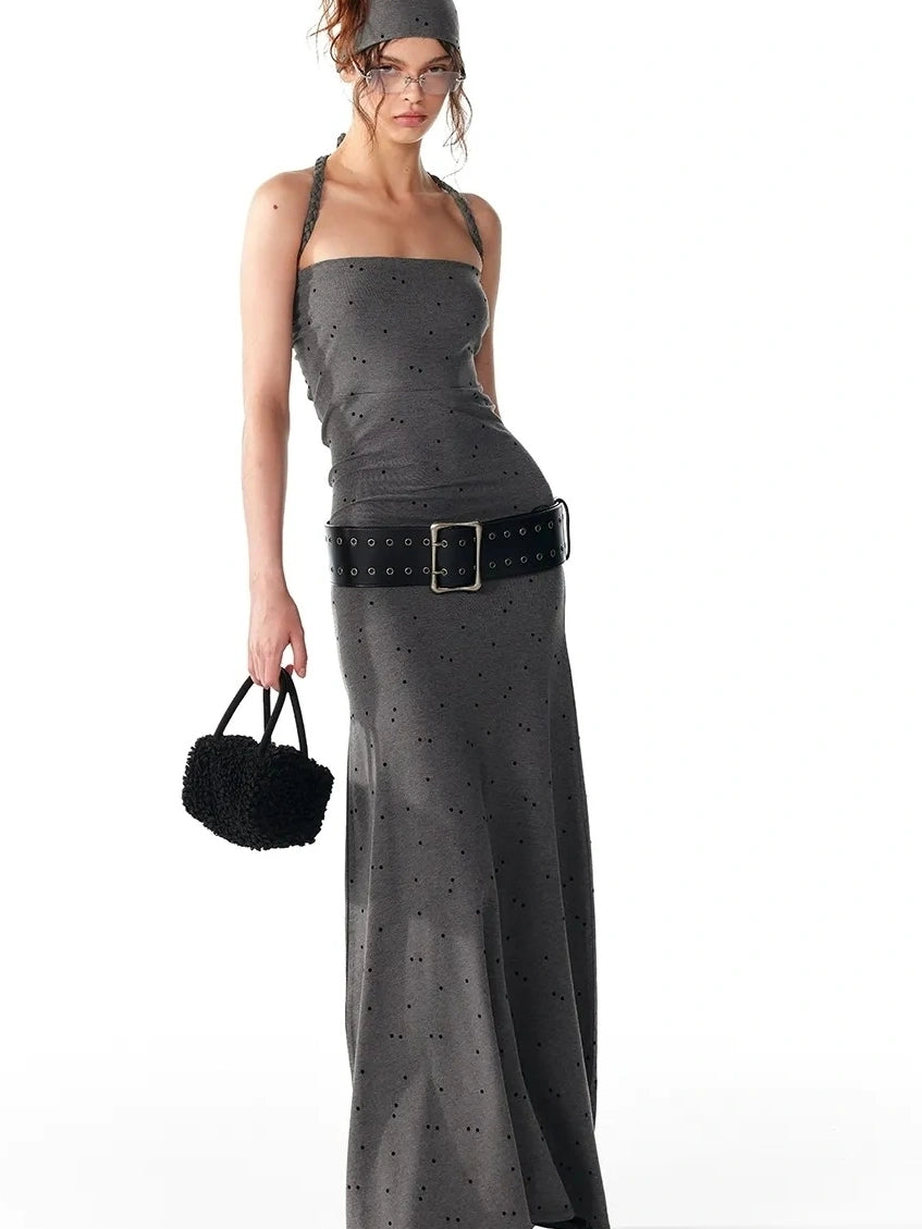 ALINNV STUDIO Mini Handbag With 3d Floral Polka Dot Bag