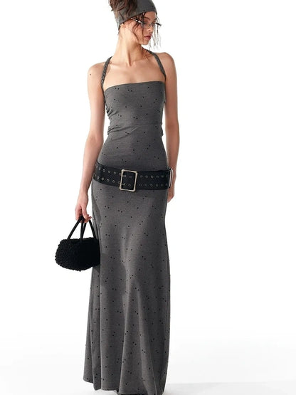 ALINNV STUDIO Mini Handbag With 3d Floral Polka Dot Bag