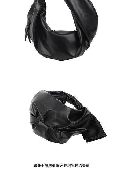 ALINNV STUDIO Pleated Irregular Dumpling Bag Underarm Purse