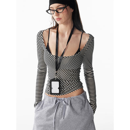 ALINNV_STUDIO_Vintage_U_Neck_Slim_Fit_Wool_Stripe_Tee_MISSTT