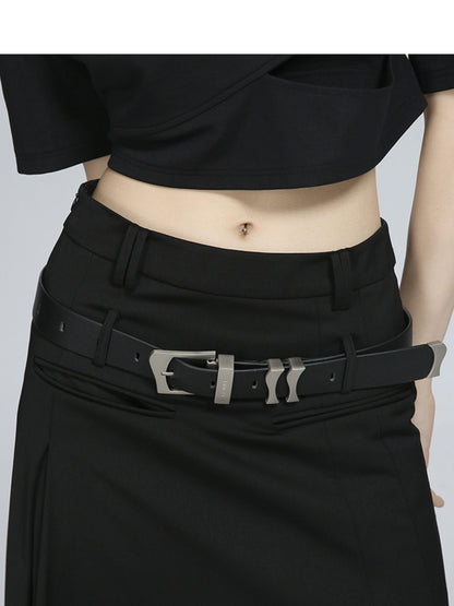ALINNV STUDIO Wave Form Irregular Zinc Alloy Women&