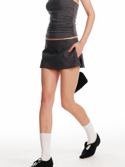 ALINNV STUDIO Wool Blend Mini Blazer Skirt