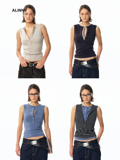 ALINNV Slimming Layered High Stretch Lyocell Women&