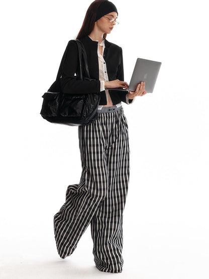 ALINNV Soft Pleated Large Capacity Top Handle Women&