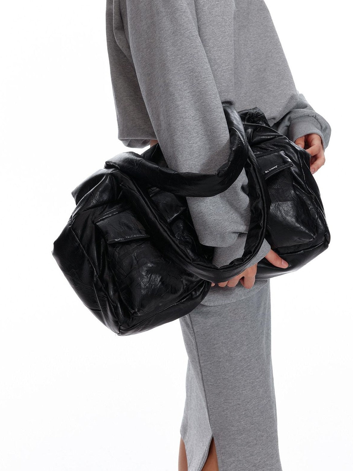 ALINNV Soft Pleated Large Capacity Top Handle Women&