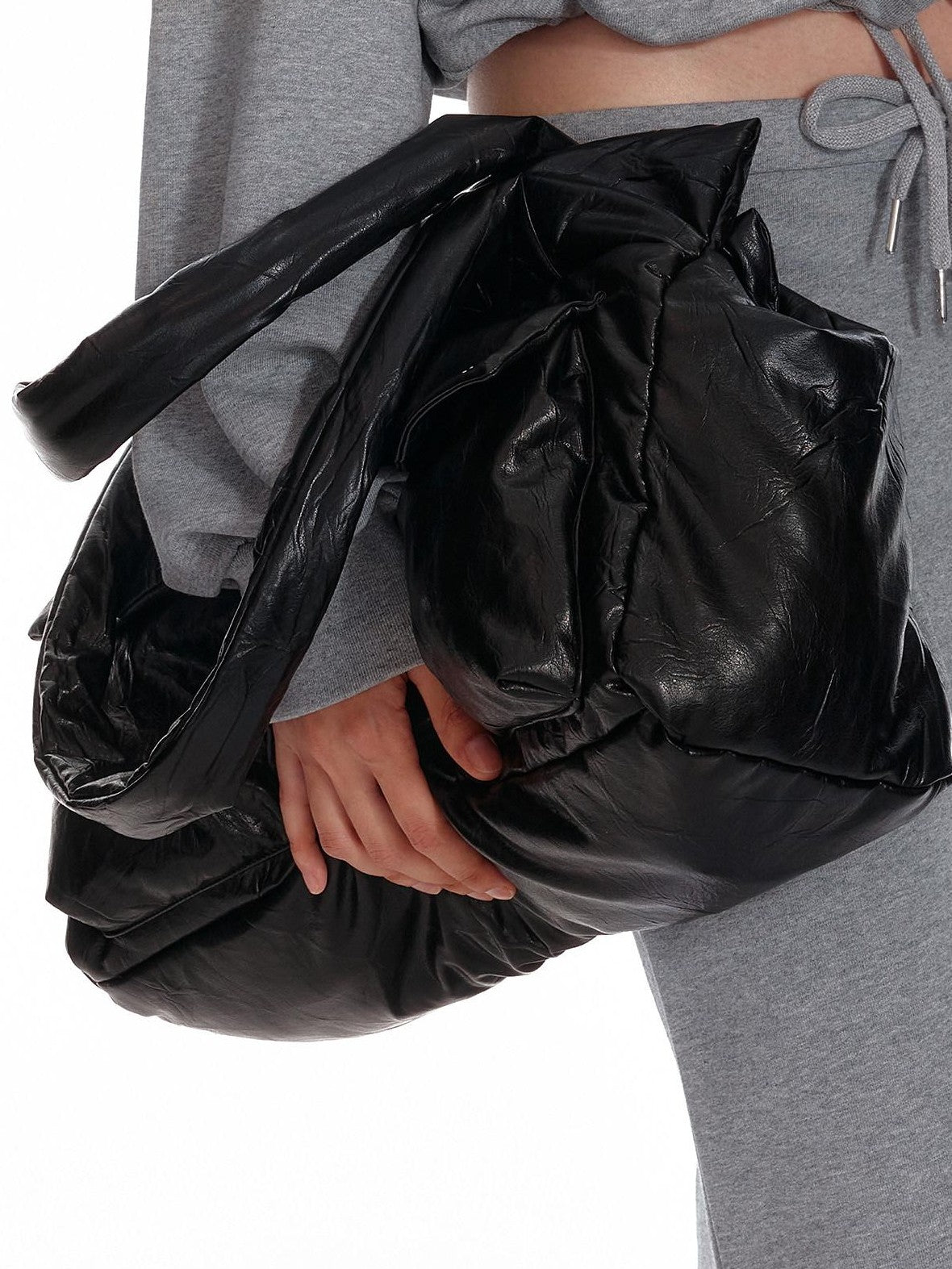ALINNV Soft Pleated Large Capacity Top Handle Women&