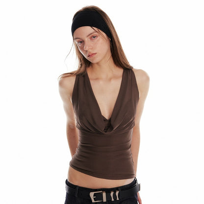 ALINNV_Solid_Asymmetrical_Fitted_Cowl_Neck_Women&