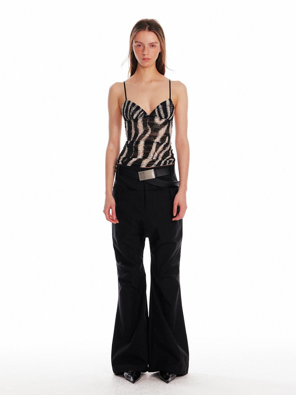 ALINNV Striped Triangle Cup Original Slim Fit Women&