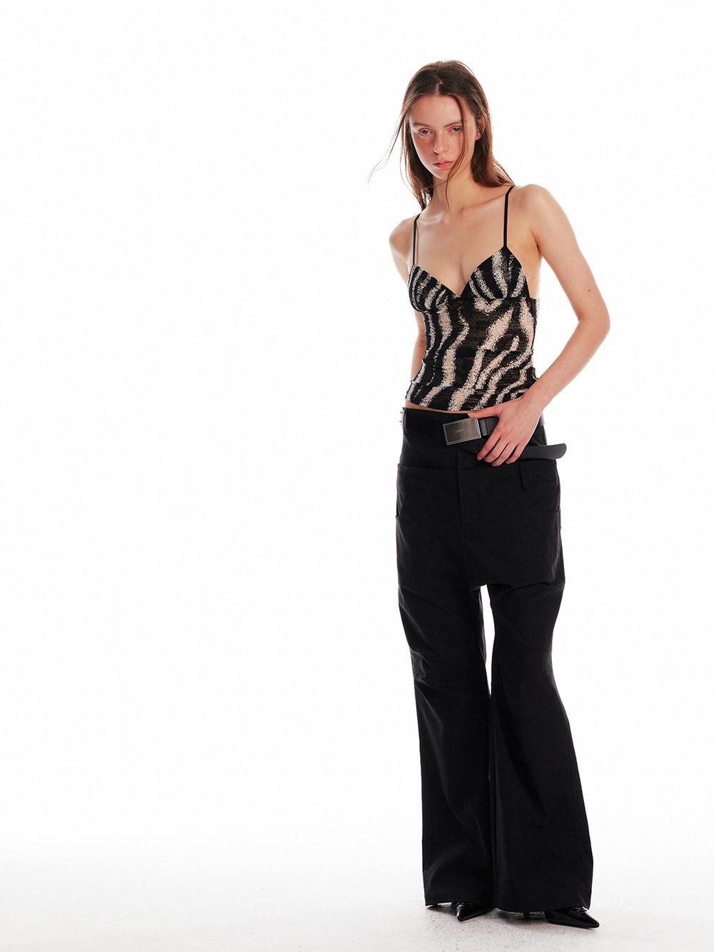 ALINNV Striped Triangle Cup Original Slim Fit Women&
