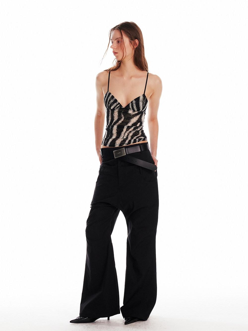 ALINNV Striped Triangle Cup Original Slim Fit Women&