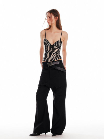 ALINNV Striped Triangle Cup Original Slim Fit Women&
