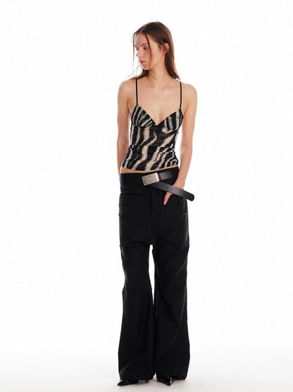ALINNV Striped Triangle Cup Original Slim Fit Women&