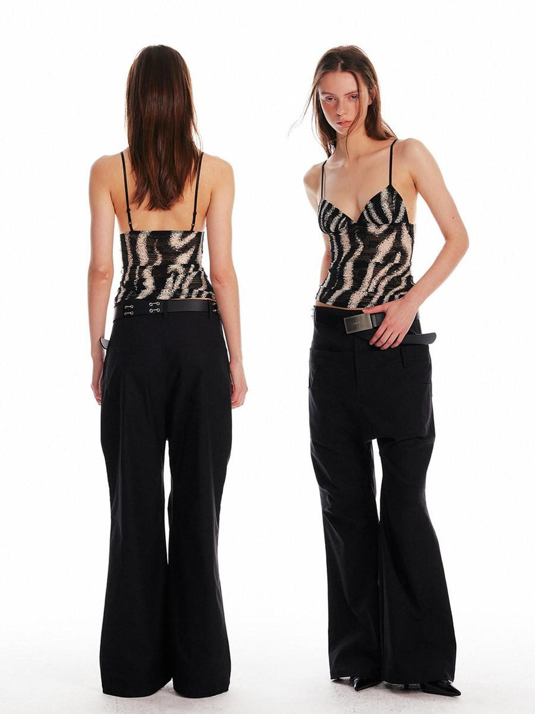 ALINNV Striped Triangle Cup Original Slim Fit Women&