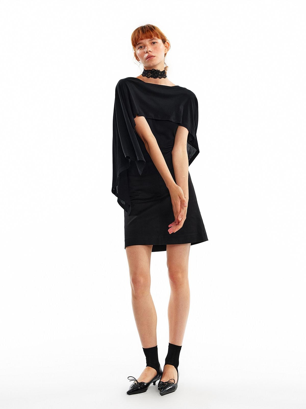 ALINNV Twisted Viscose Faux Two Piece Convertible Shawl Women&