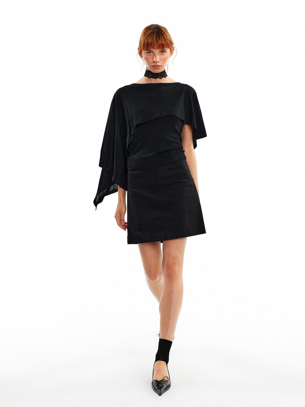ALINNV Twisted Viscose Faux Two Piece Convertible Shawl Women&