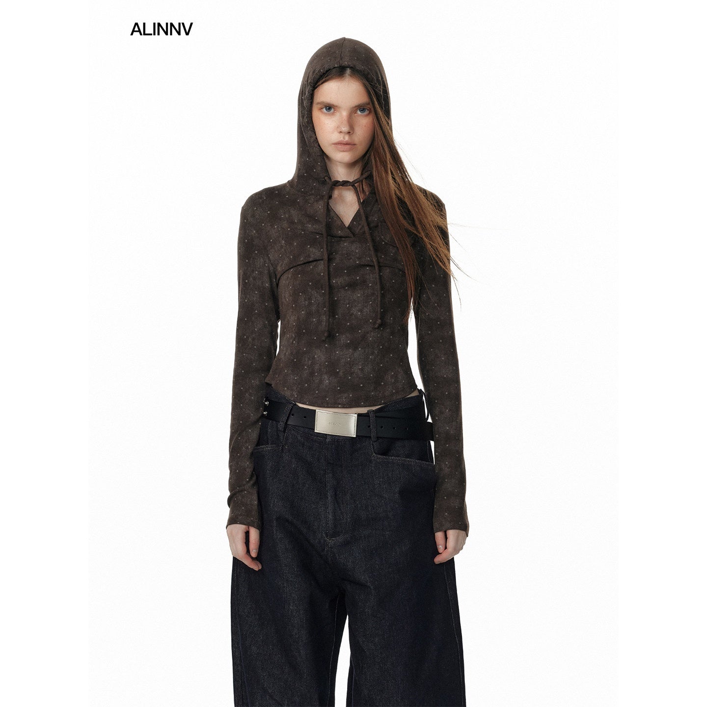 ALINNV_Vintage_Polka_Dot_Tie_Detail_Cropped_Long_Sleeve_Women&