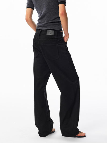 ALINNV Washed Low Waist Cotton Women&