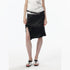 ALINNV White Lace Ruffle Hem Lined Women&