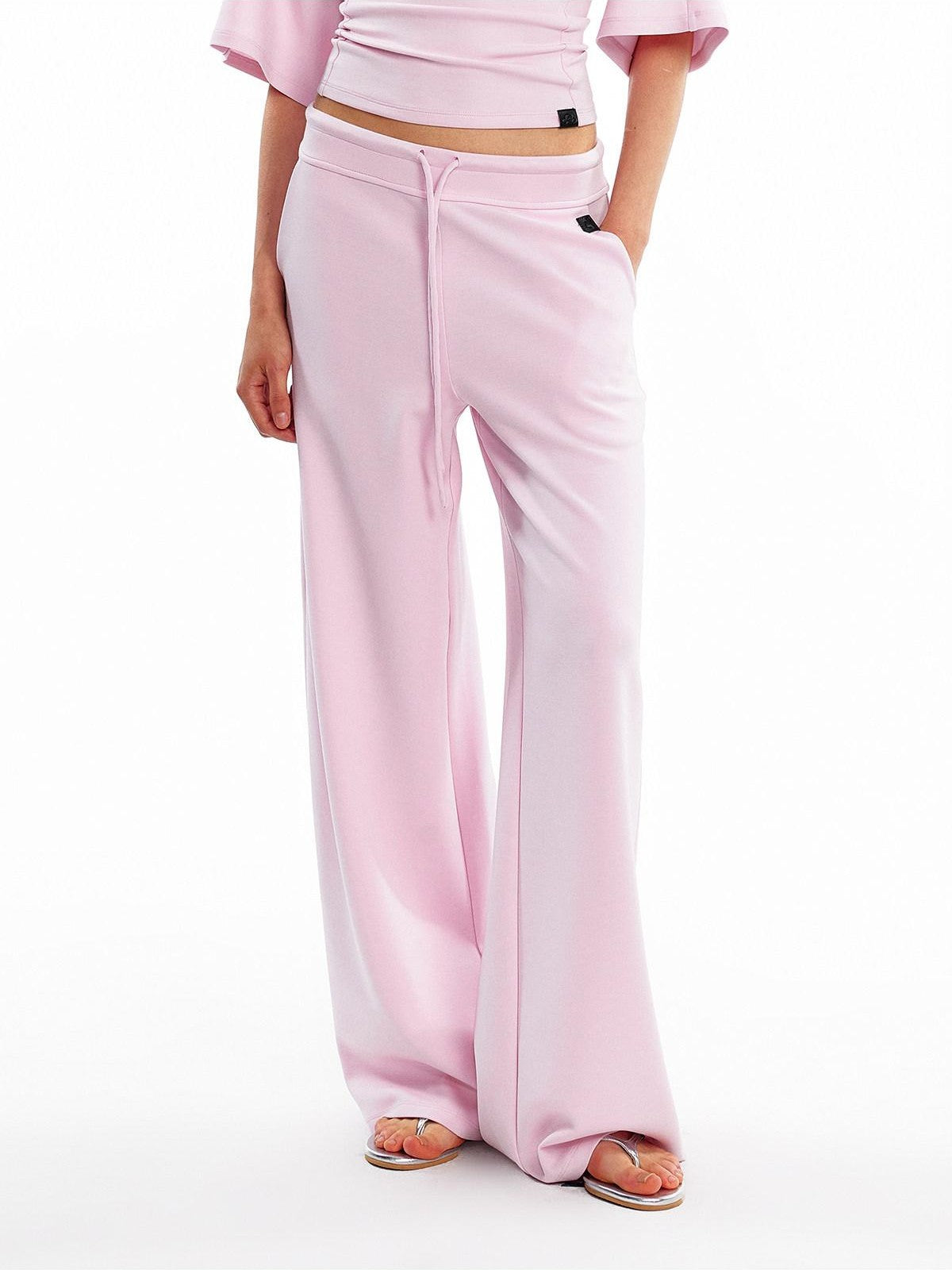 ALINNV Wide Sleeve Cinched Waist Loose Fit Women&