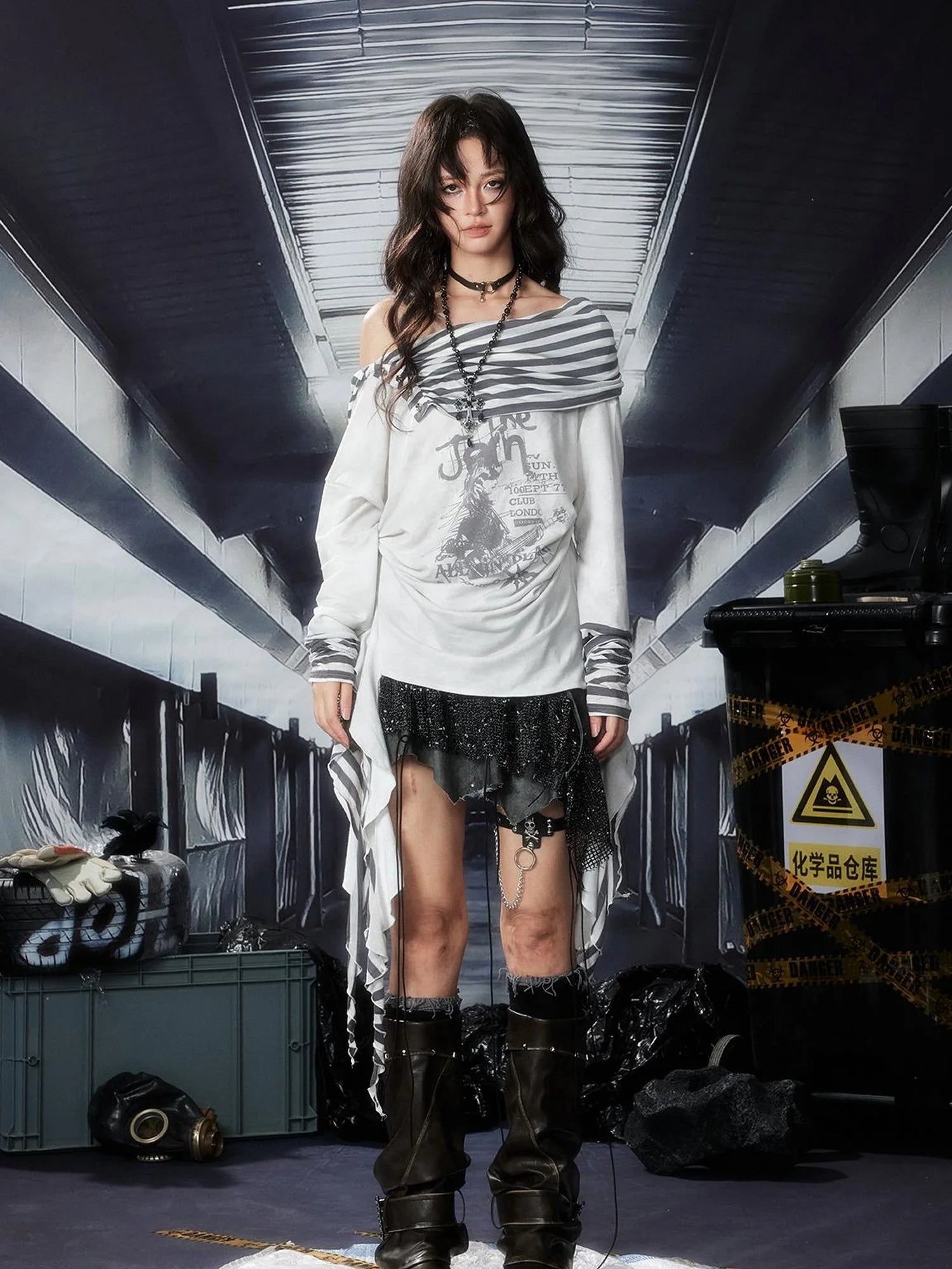 Acid Washed Rebel Strike Tee