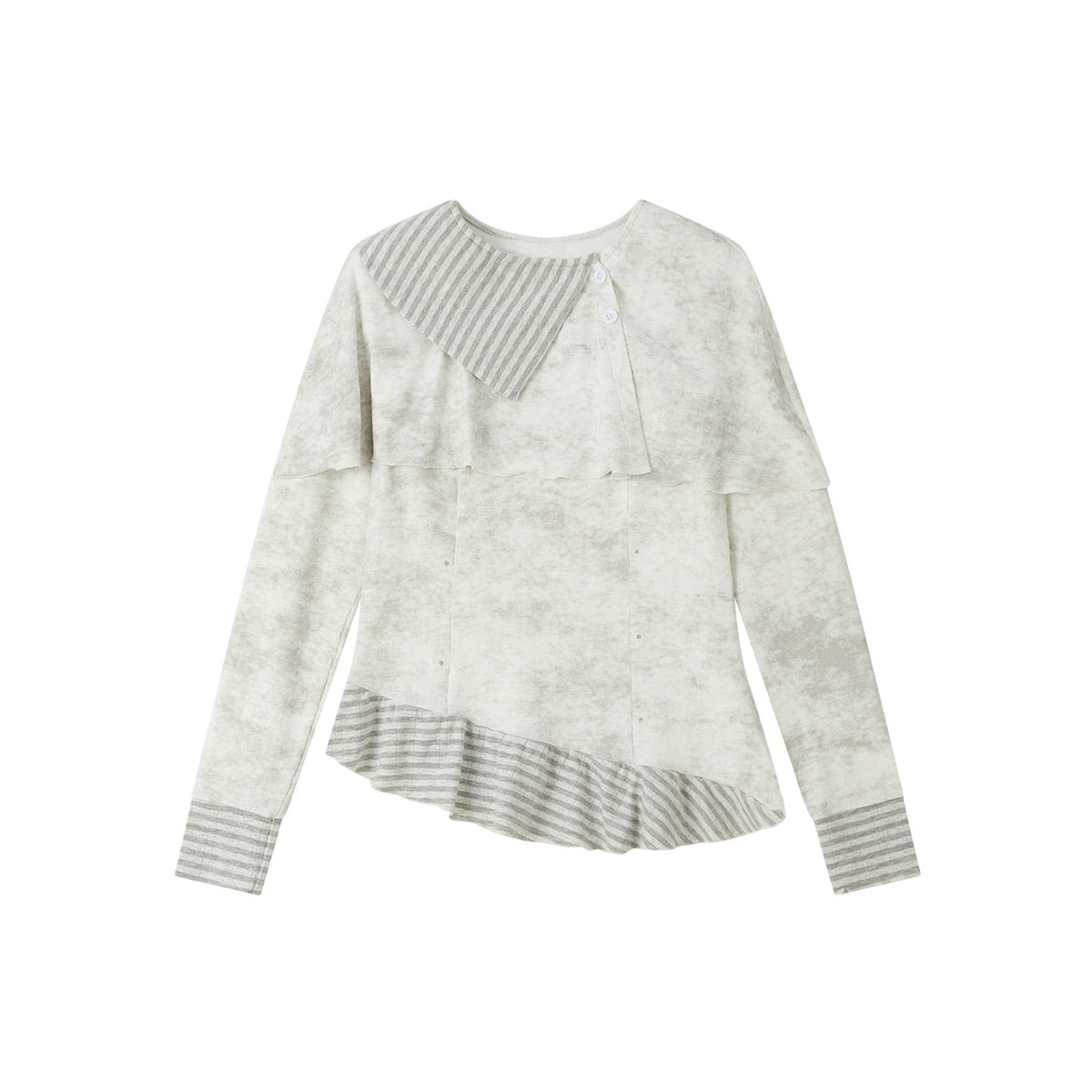 ALL_iN_plan_Asymmetric_Tie_Dye_Collared_Women&