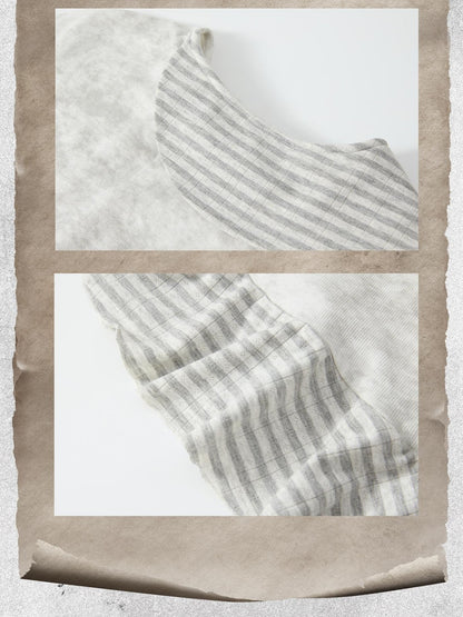 ALL iN plan Asymmetric Tie Dye Collared Women&