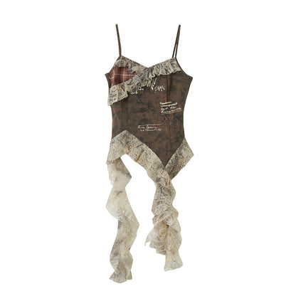 ALL_iN_plan_Asymmetrical_Lace_Trim_Punk_Print_Tank_Top_MISSTT