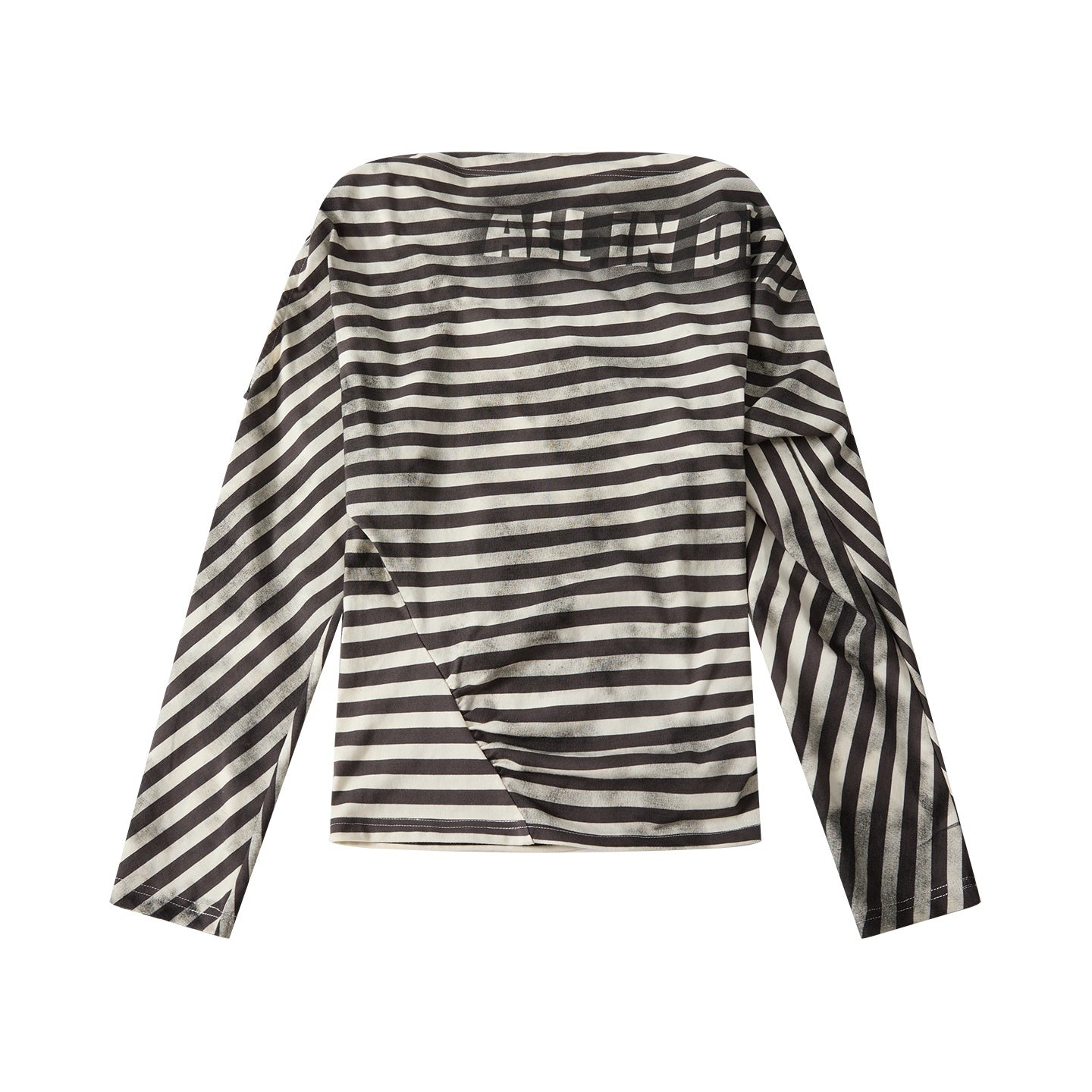 ALL_iN_plan_Asymmetrical_Striped_Off_Shoulder_Bat_Sleeve_Women&