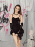 ALL_iN_plan_Dark_Lace_Trim_Sheath_Dress_With_Detachable_Sleeves_MISSTT